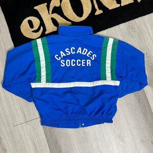 Vintage University of Fraser Valley Cascades Soccer Men's Jacket - Size Large
